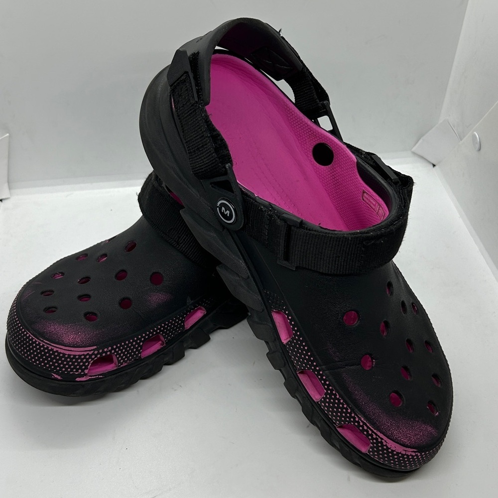 Post Malone x Crocs Duet Max Clog – Black/Pink Unisex - Men’s 10 Limited Edition - Picture 10 of 17